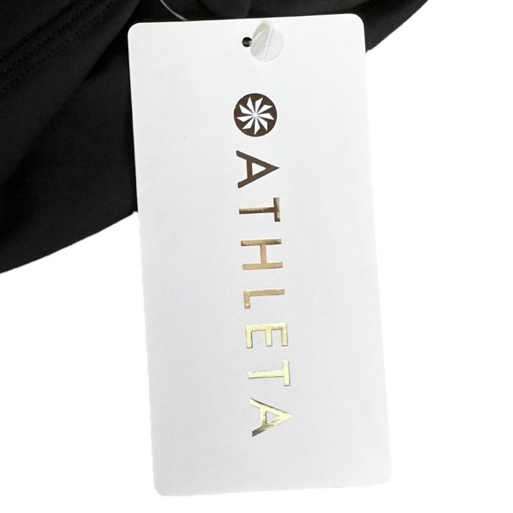 NWT Athleta Accelerate High Rise Crop Leggings 1X Black SwiftLite Lightweight - Picture 7 of 10